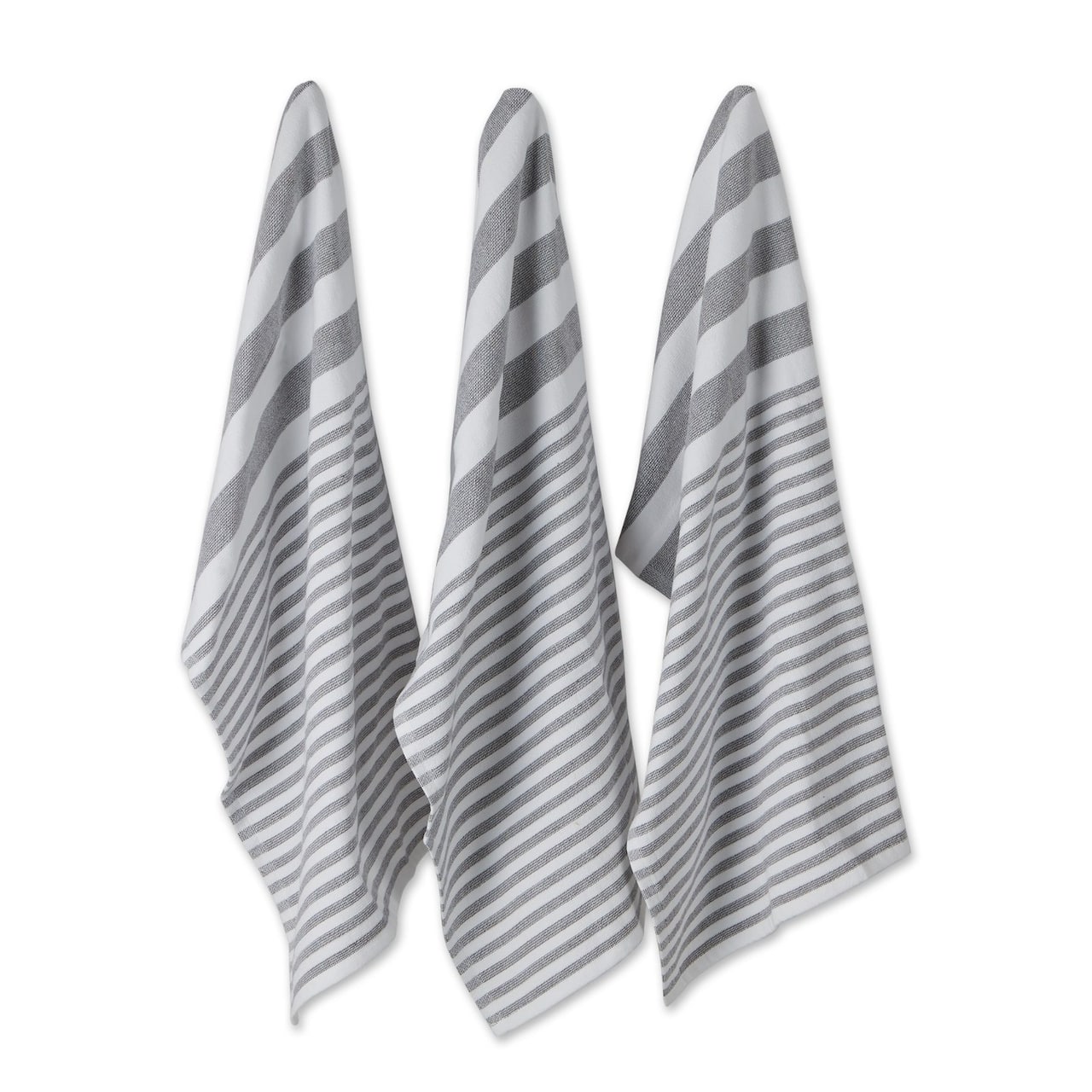 DII® Mineral Nautical Stripe Terry Dishtowels, 3ct.
